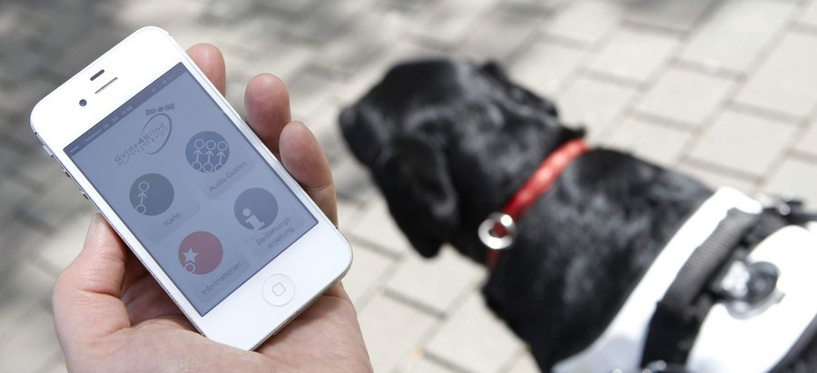 Das geöffnete Menü des Soester CityGuide. Foto: Beylemans Fotografie