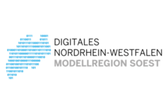 Logo Modellregion Soest. Grafik: Ministerium für Heimat, Kommunales, Bau und Digitalisierung NRW