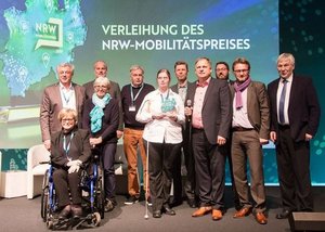 Foto zur Preisverleihung NRW-Mobilitätspreis. Foto: Zweckverband NWL